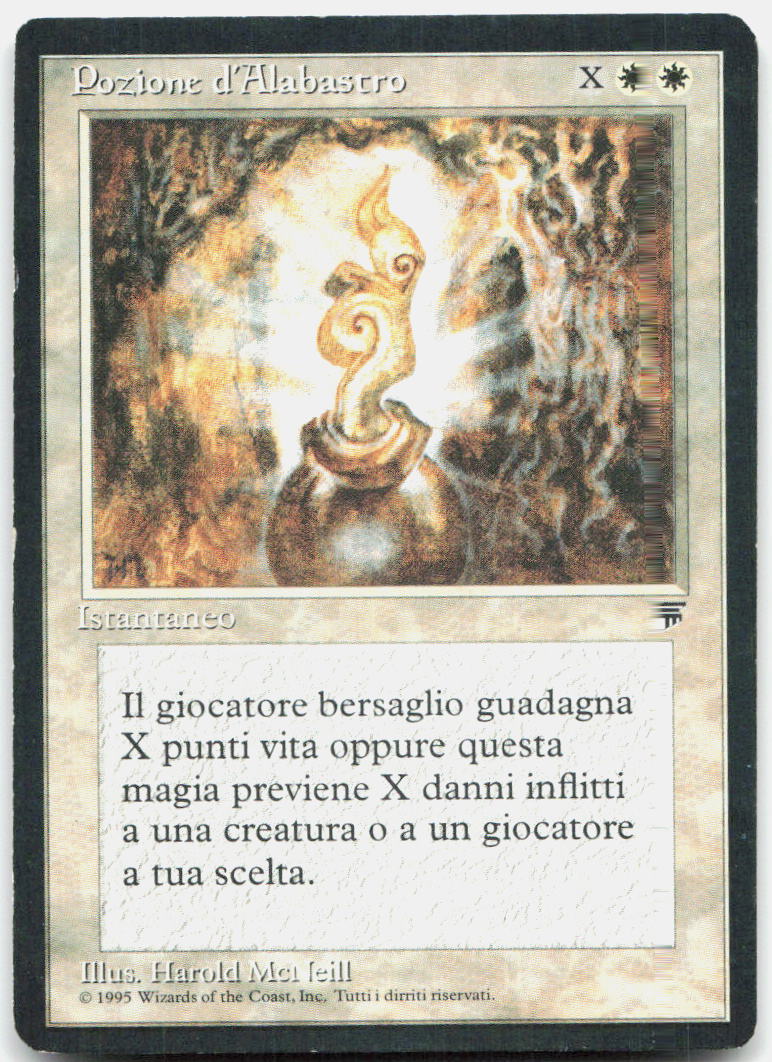 Alabaster Potion (French) - "Potion d'albatre" NM C Renaissance