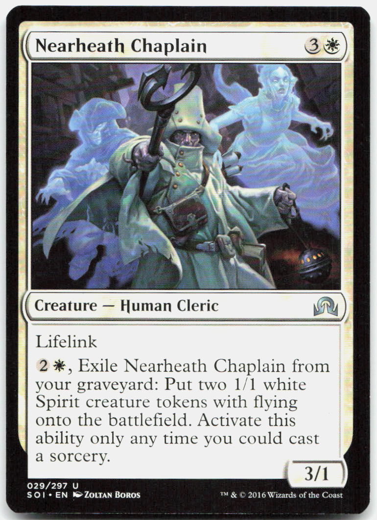 Nearheath Chaplain NM U Shadows over Innistrad 29