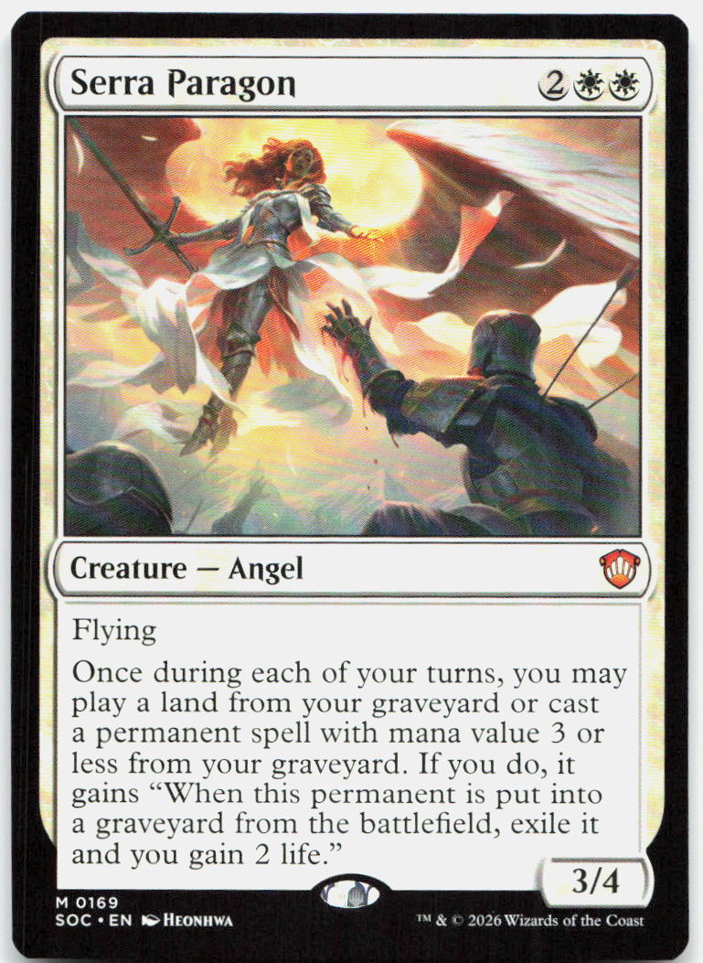Serra Paragon NM M Commander: Secrets of Strixhaven 169