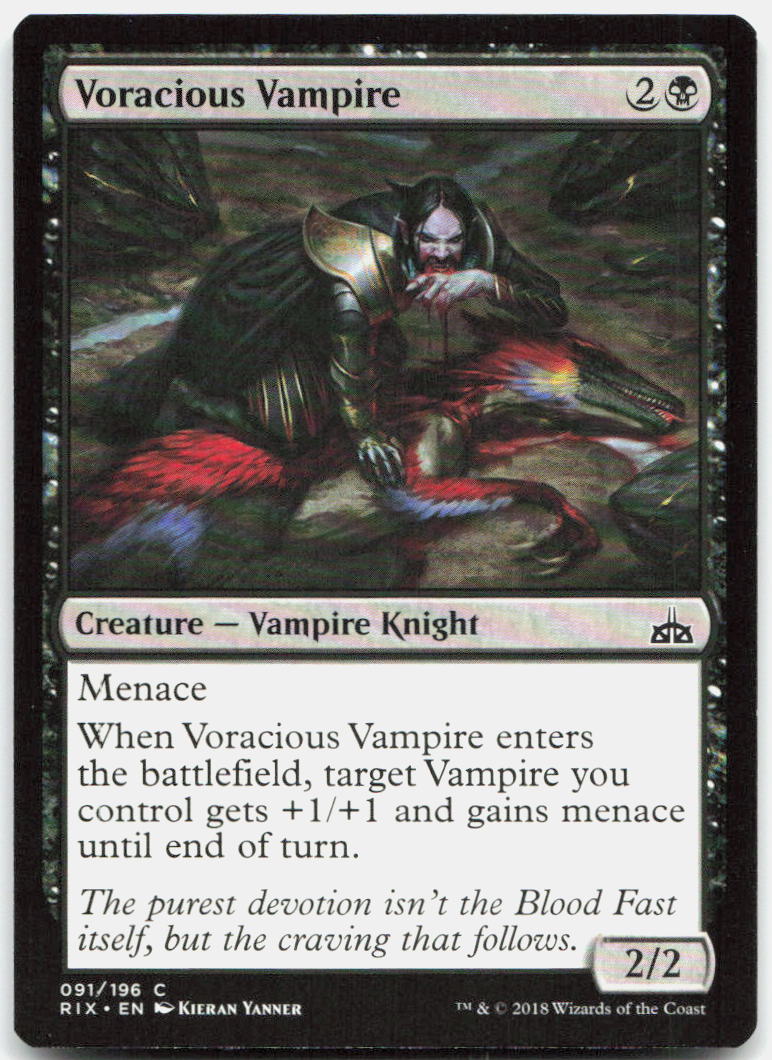 Voracious Vampire NM C Rivals of Ixalan 91