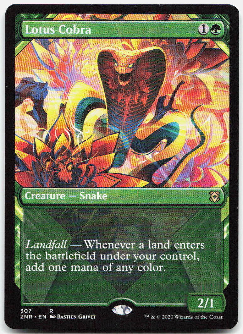 Lotus Cobra (Showcase) NM R Zendikar Rising 307