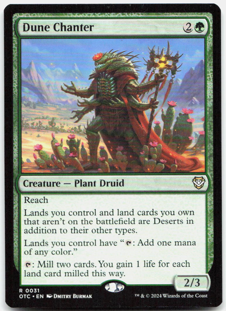 Dune Chanter NM R Commander: Outlaws of Thunder Junction 31