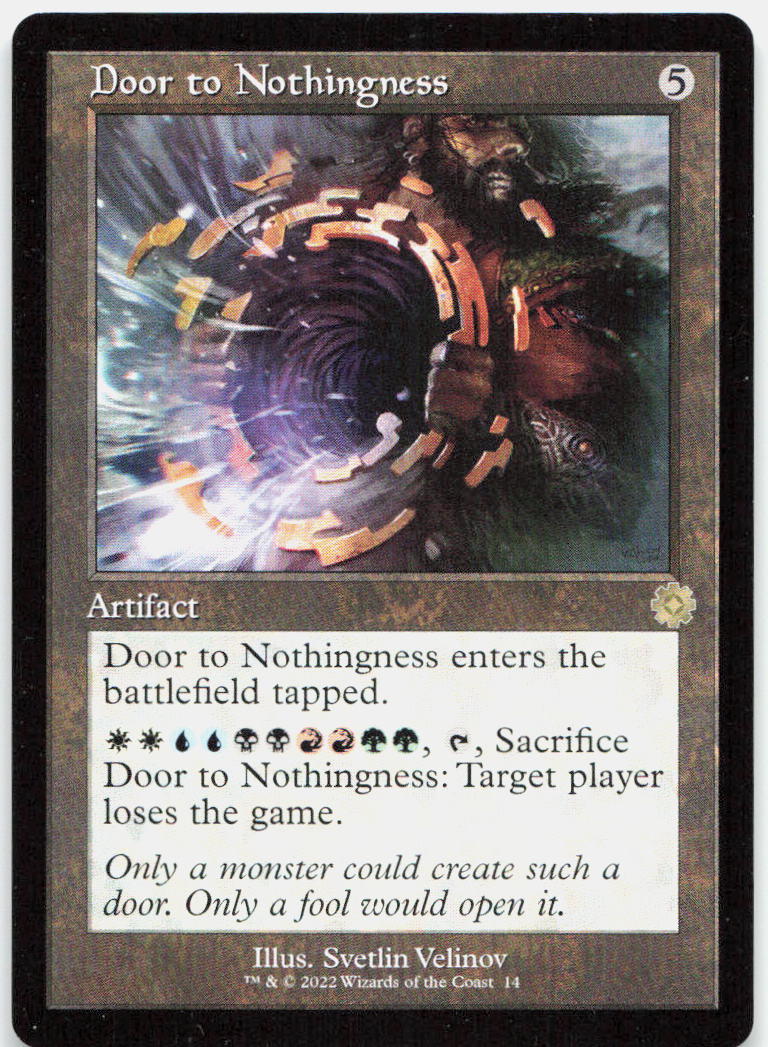 Door to Nothingness NM R Magic 2013 (M13) 203