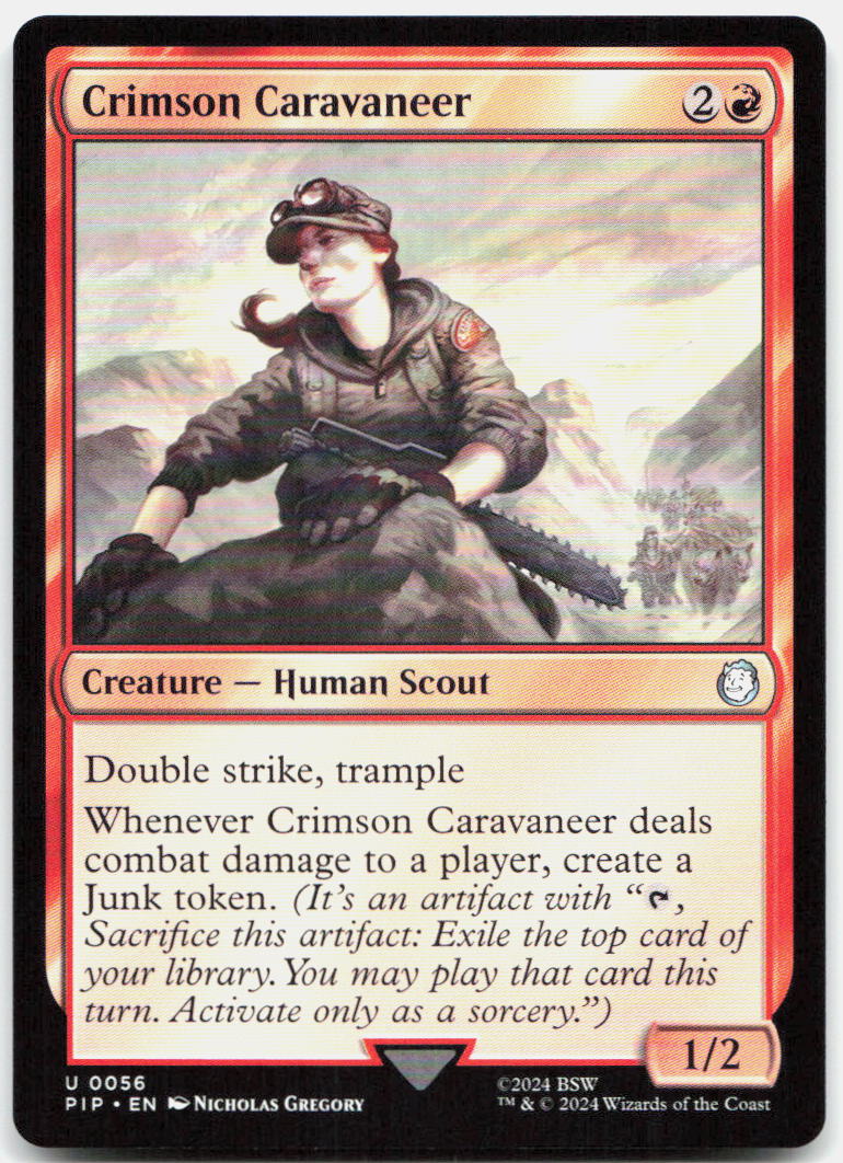 Crimson Caravaneer NM U Universes Beyond: Fallout 56