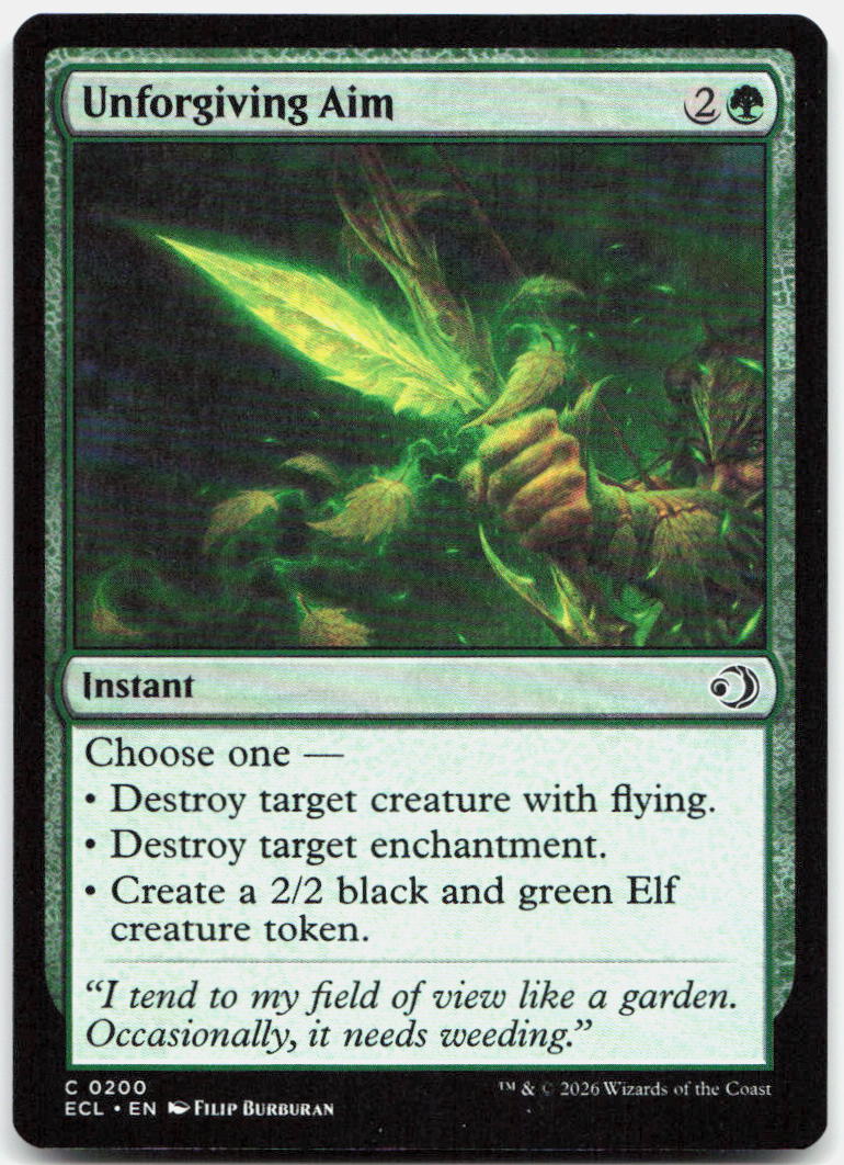 Unforgiving Aim NM C Lorwyn Eclipsed 200