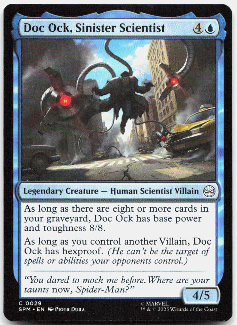 Doc Ock, Sinister Scientist NM C Marvel's Spider-Man 29