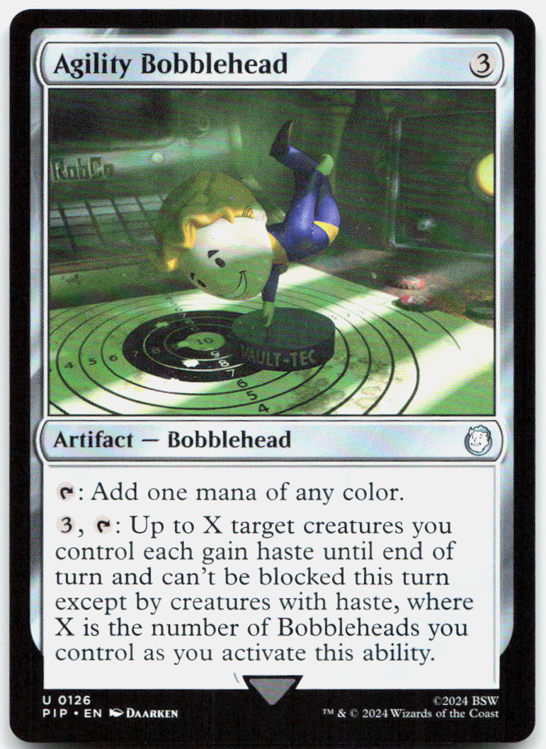 Agility Bobblehead NM U Universes Beyond: Fallout 126
