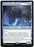 Fear of Sleep Paralysis NM R Commander: Duskmourn: House of Horror 12