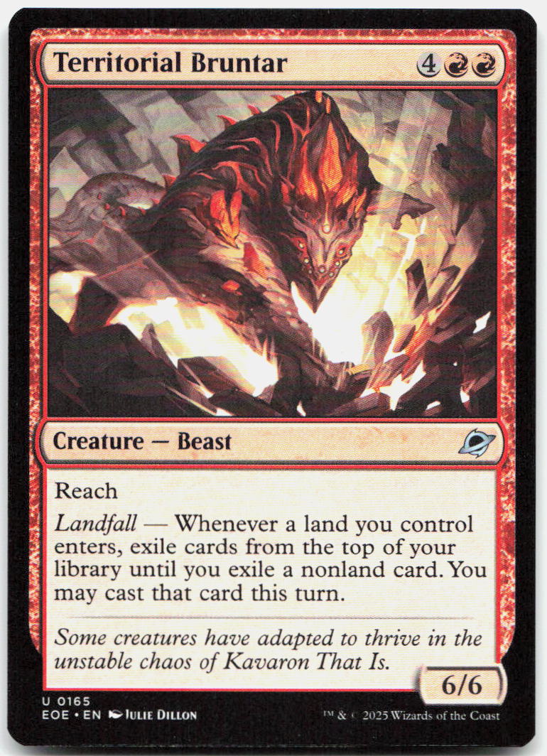 Territorial Bruntar NM U Edge of Eternities 165