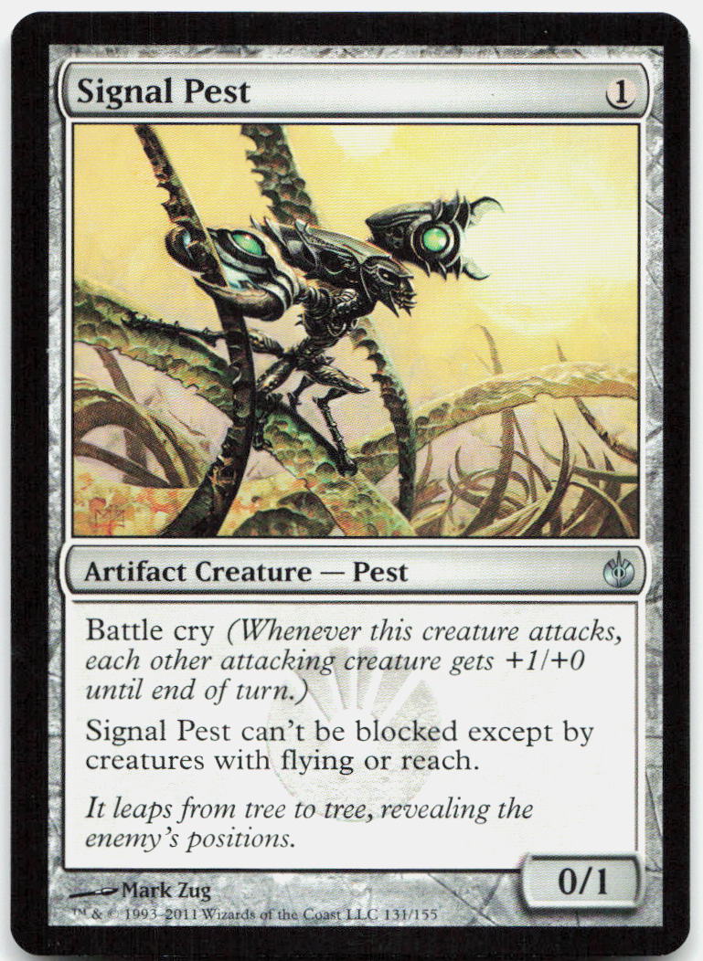Signal Pest NM U Mirrodin Besieged 131