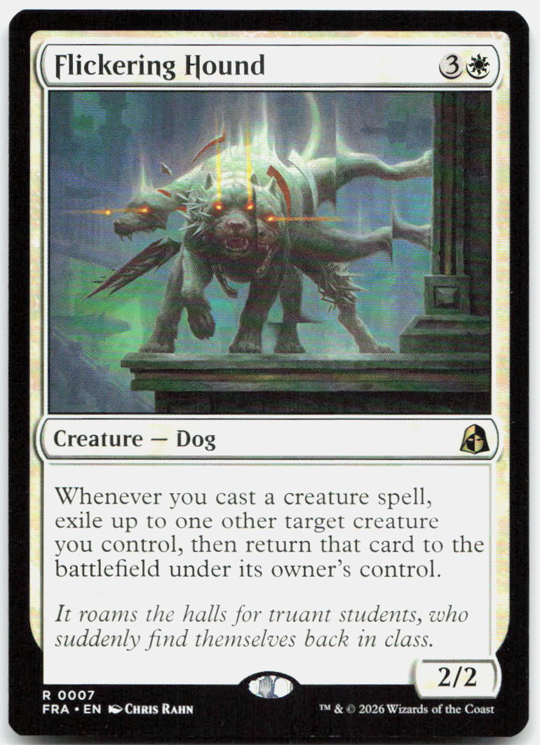 Flickering Hound NM R Reality Fracture 7