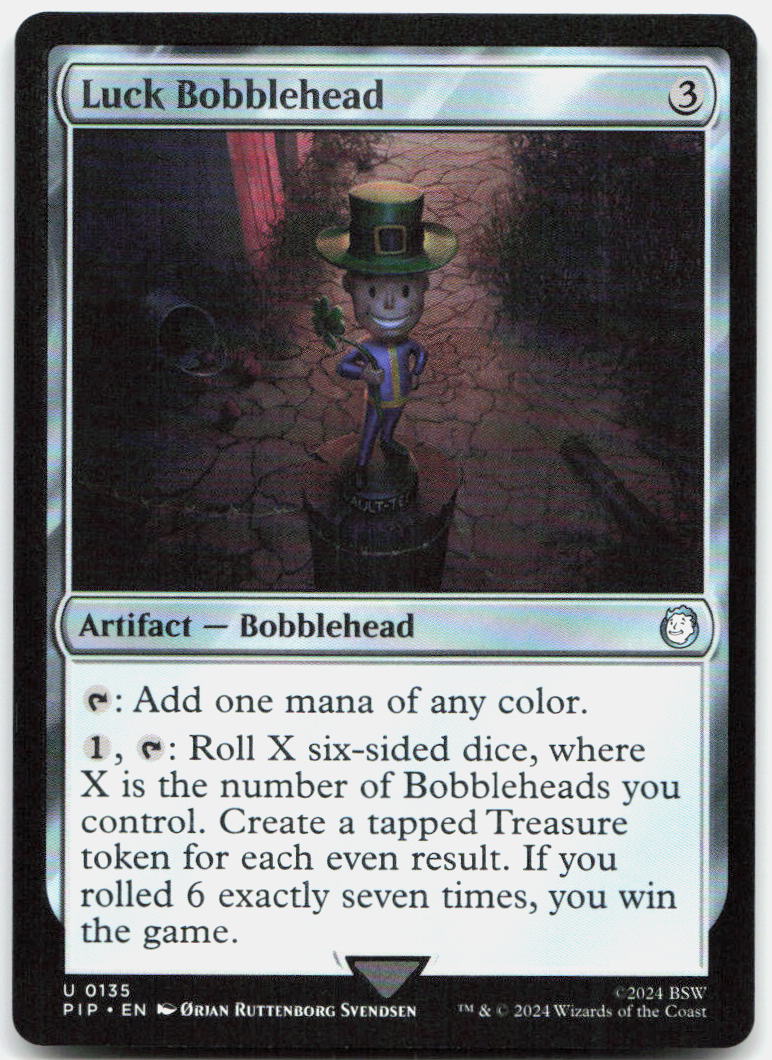 Luck Bobblehead NM U Universes Beyond: Fallout 135
