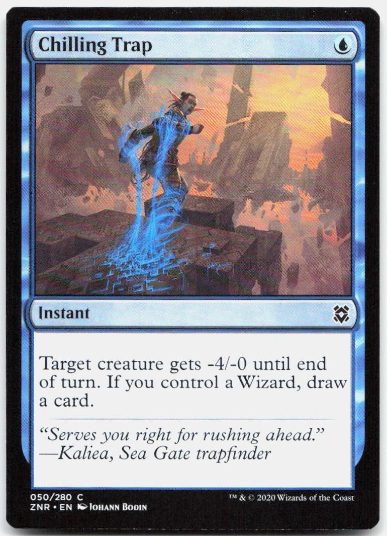 Chilling Trap NM C Zendikar Rising 50