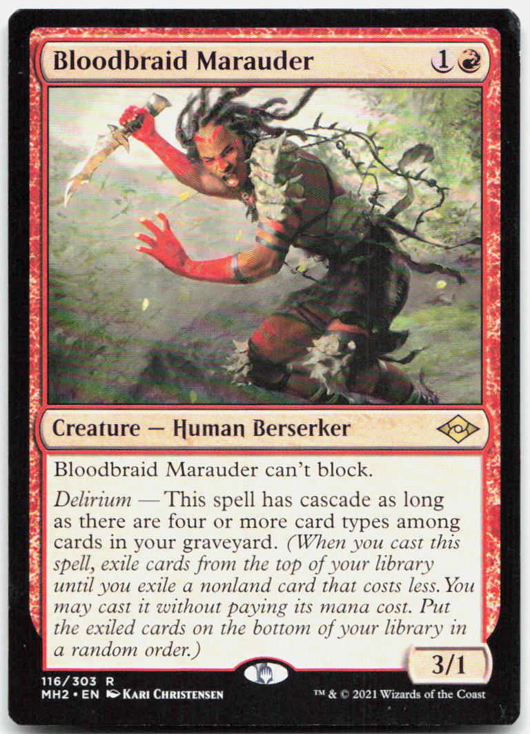 Bloodbraid Marauder NM R Modern Horizons 2 116