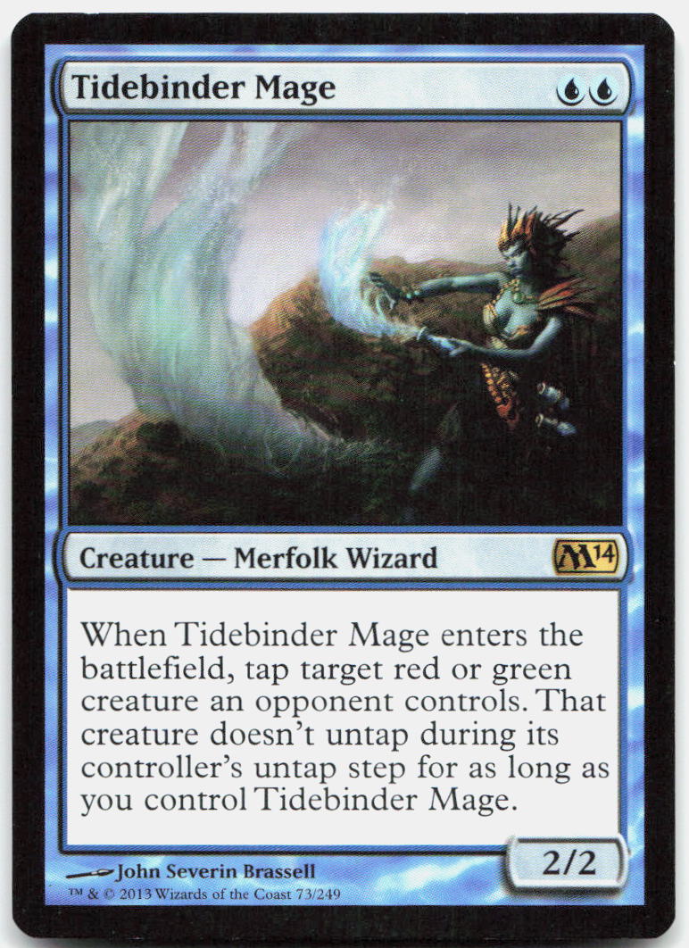 Tidebinder Mage NM R Magic 2014 (M14) 73