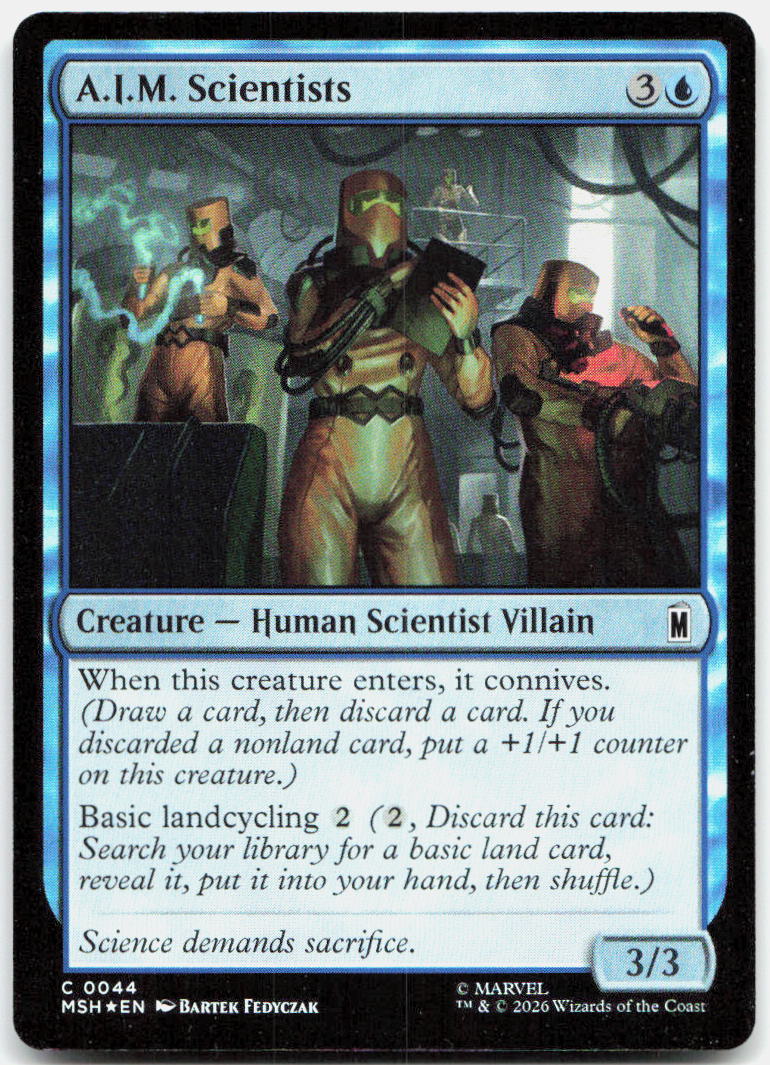 A.I.M. Scientists NM Foil C Marvel Super Heroes 44