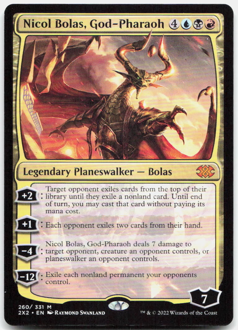 Nicol Bolas, God-Pharaoh NM M Double Masters 2022 260