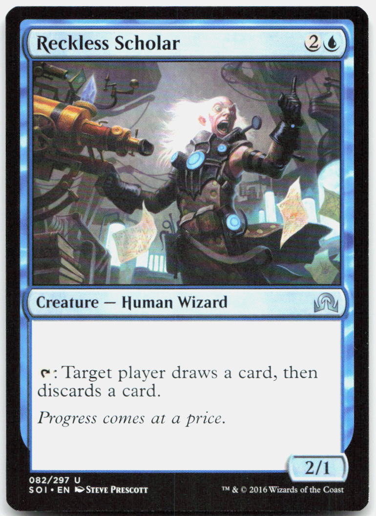Reckless Scholar NM U Shadows over Innistrad 82