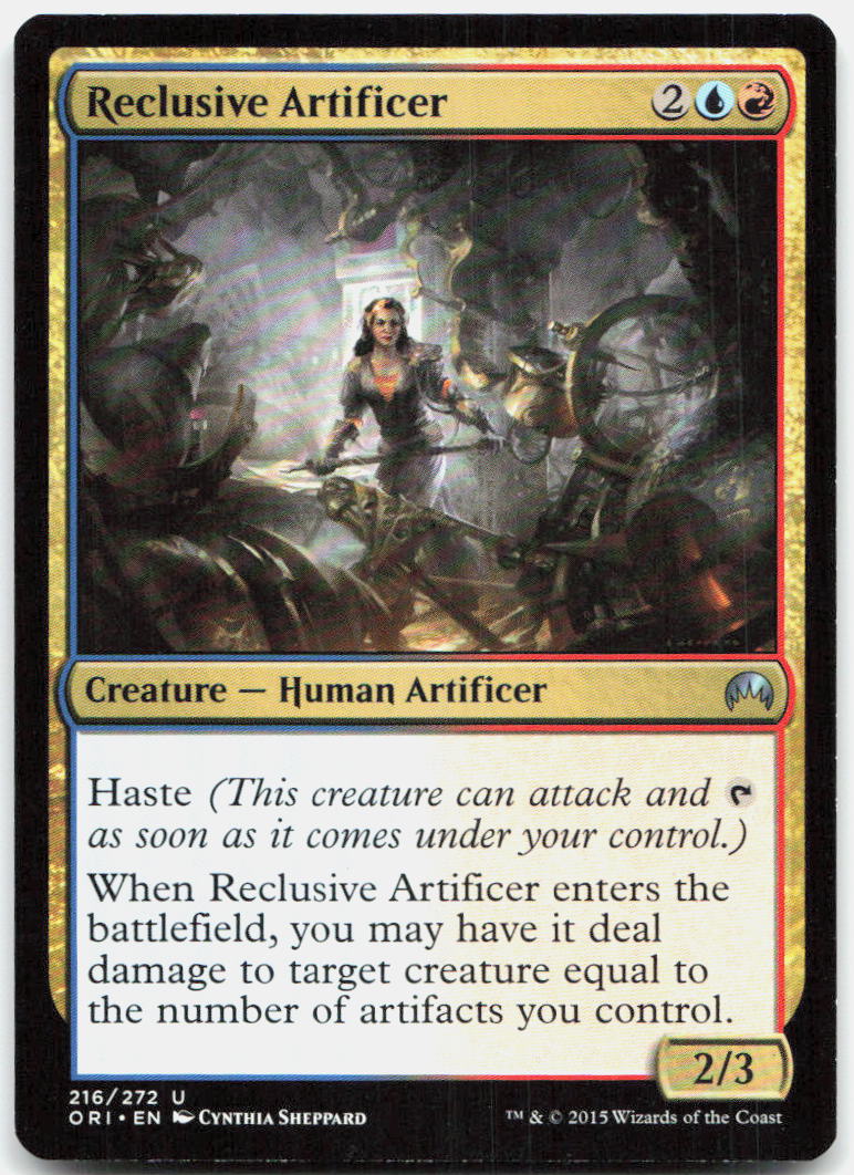Reclusive Artificer NM U Magic Origins 216