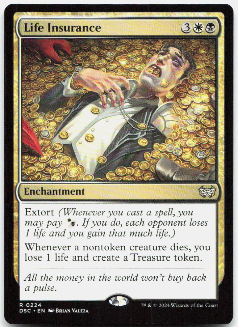 Life Insurance NM R Commander: Duskmourn: House of Horror 224