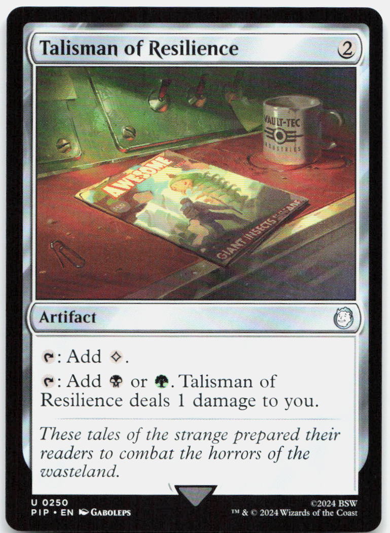 Talisman of Resilience NM U Universes Beyond: Fallout 250