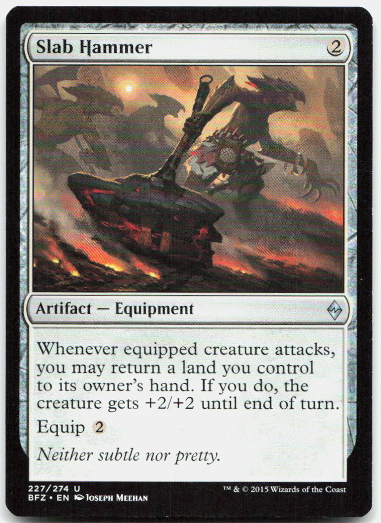Slab Hammer NM U Battle for Zendikar 227