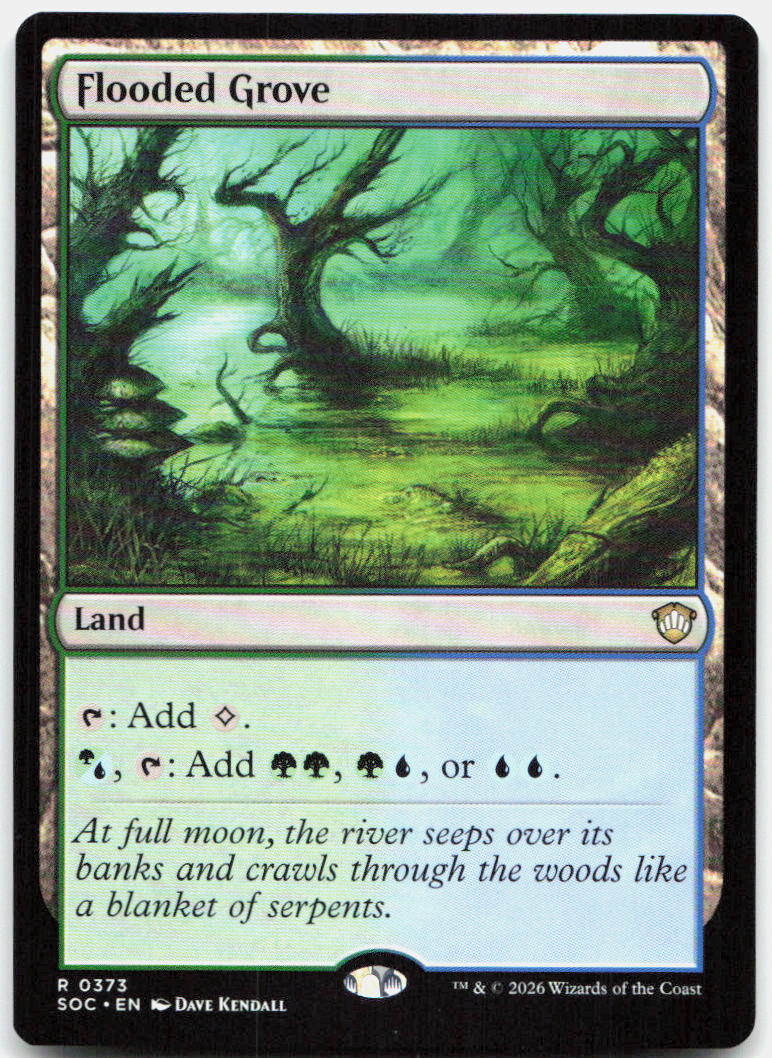 Flooded Grove NM R Commander: Secrets of Strixhaven 373