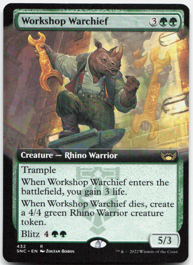 Workshop Warchief (Extended Art) NM R Streets of New Capenna 432