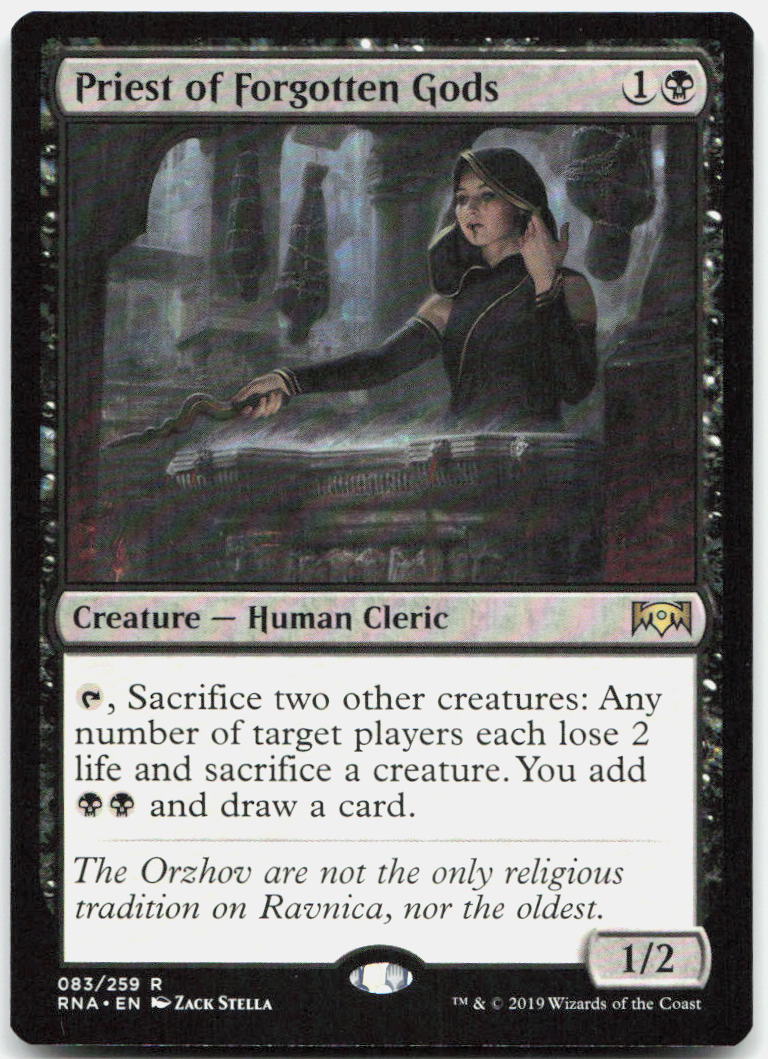 Priest of Forgotten Gods NM R Ravnica Allegiance 83