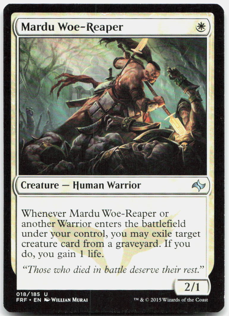 Mardu Woe-Reaper NM U Fate Reforged 18