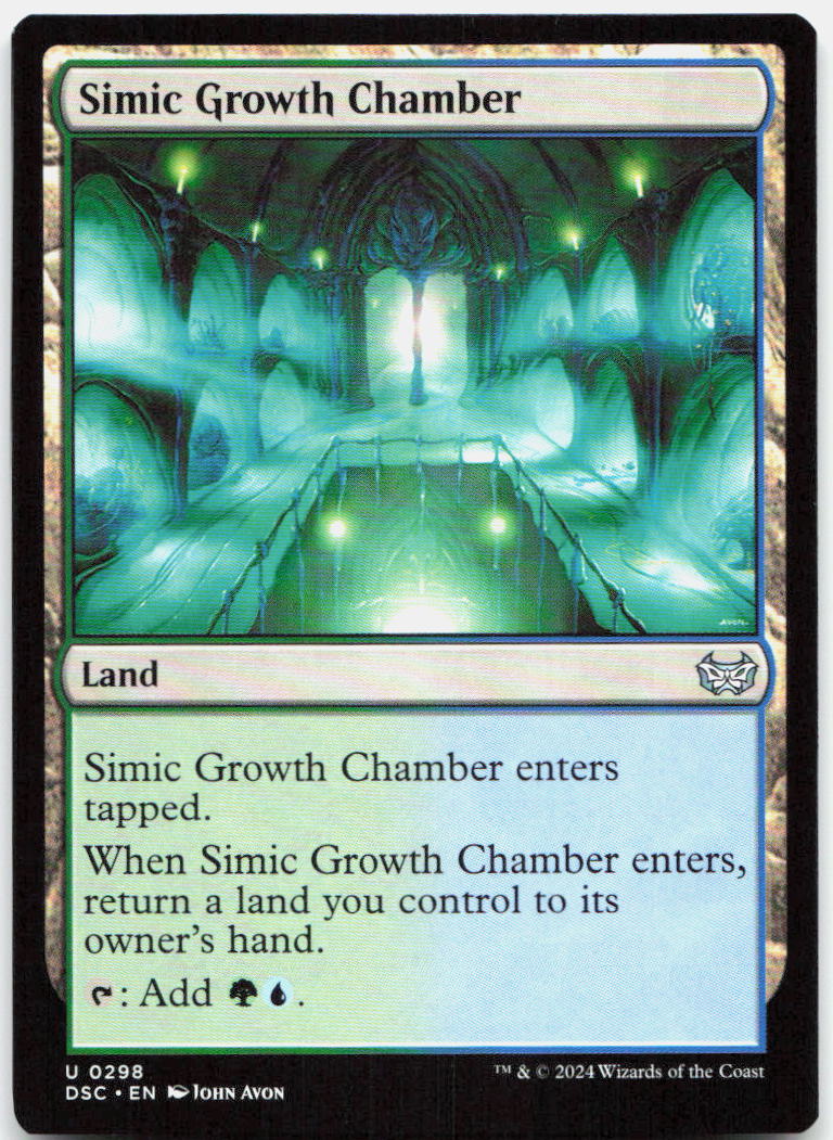 Simic Growth Chamber NM U Commander: Duskmourn: House of Horror 298