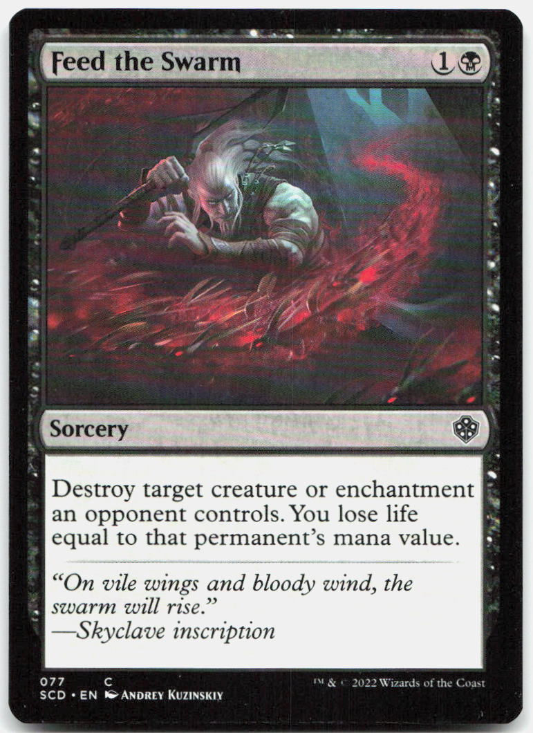 Feed the Swarm NM C Starter Commander Decks 77