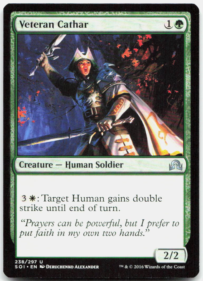 Veteran Cathar NM U Shadows over Innistrad 238