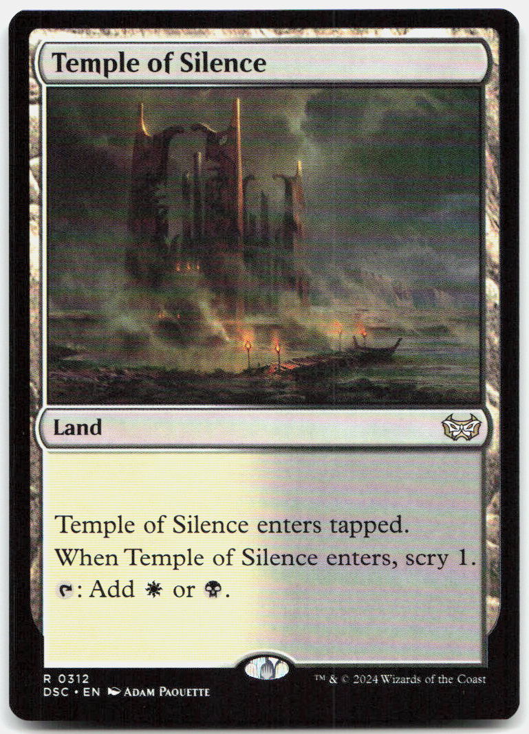 Temple of Silence NM R Commander: Duskmourn: House of Horror 312