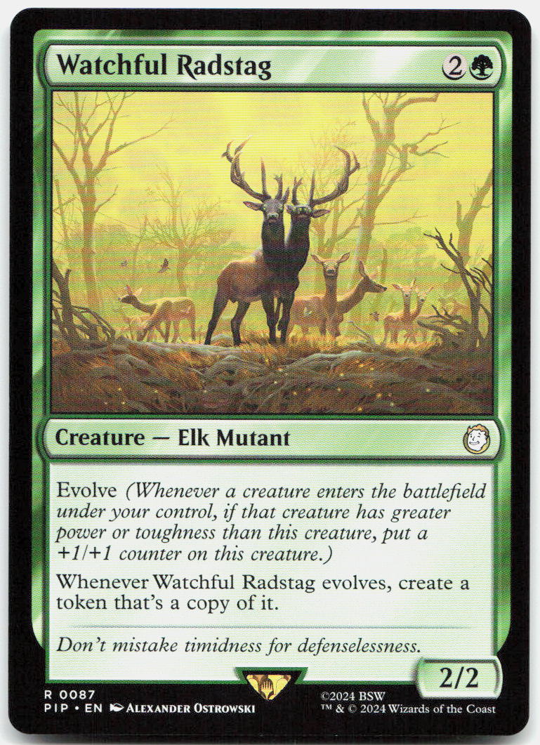 Watchful Radstag NM R Universes Beyond: Fallout 87