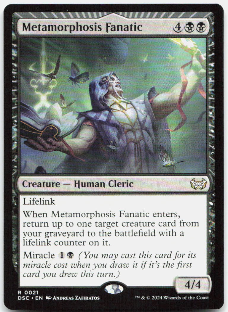 Metamorphosis Fanatic NM R Commander: Duskmourn: House of Horror 21