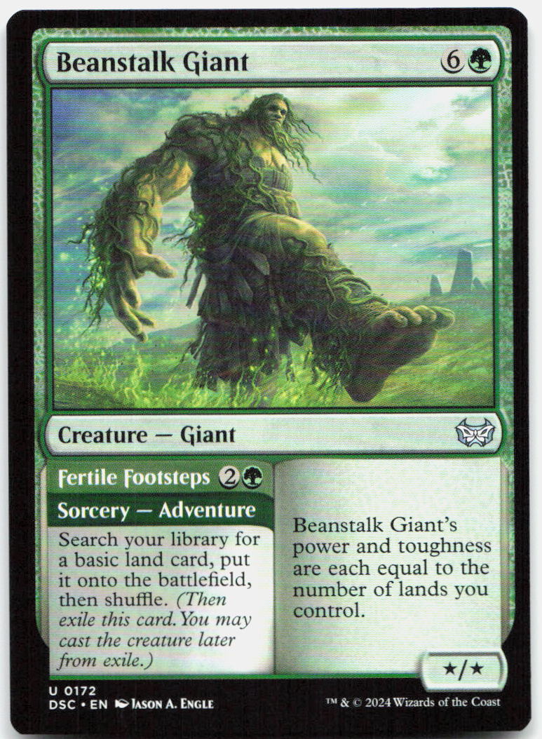 Beanstalk Giant NM U Commander: Duskmourn: House of Horror 172