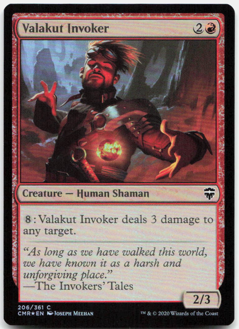 Valakut Invoker NM Foil C Commander Legends 206