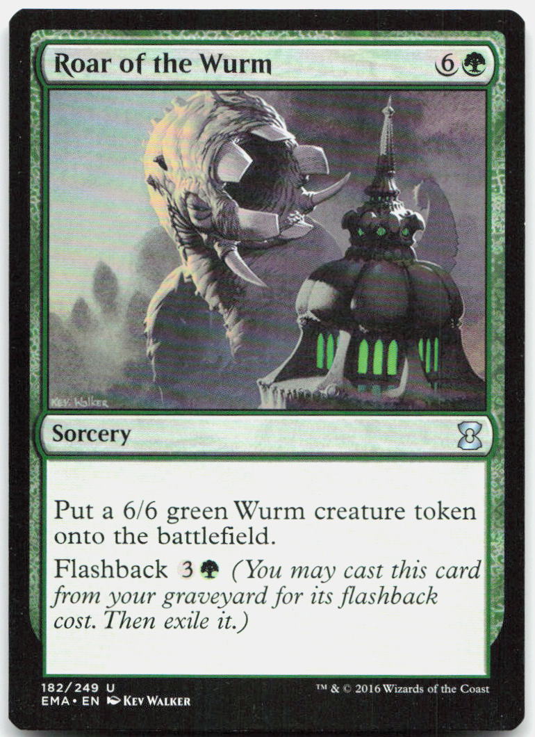 Roar of the Wurm NM U Eternal Masters 182