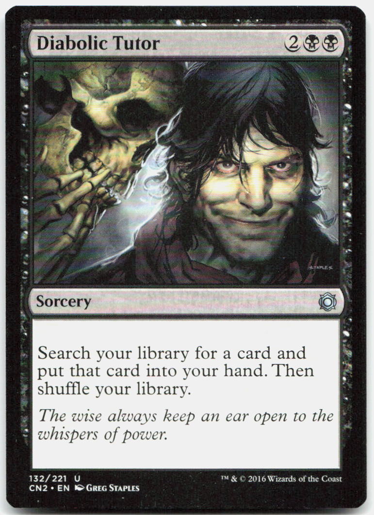 Diabolic Tutor NM U Conspiracy: Take the Crown 132