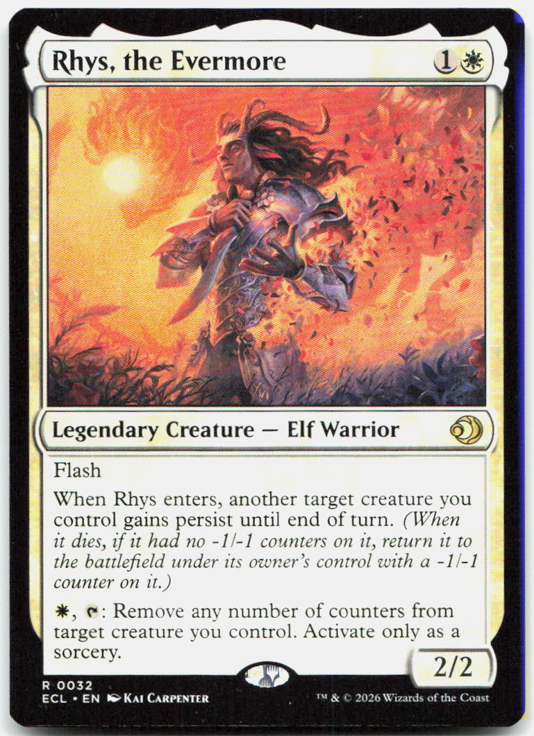 Rhys, the Evermore NM R Lorwyn Eclipsed 32