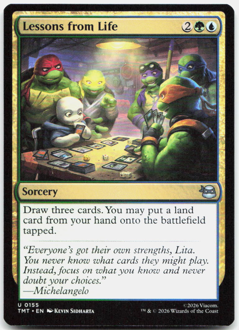 Lessons from Life NM U Teenage Mutant Ninja Turtles 155