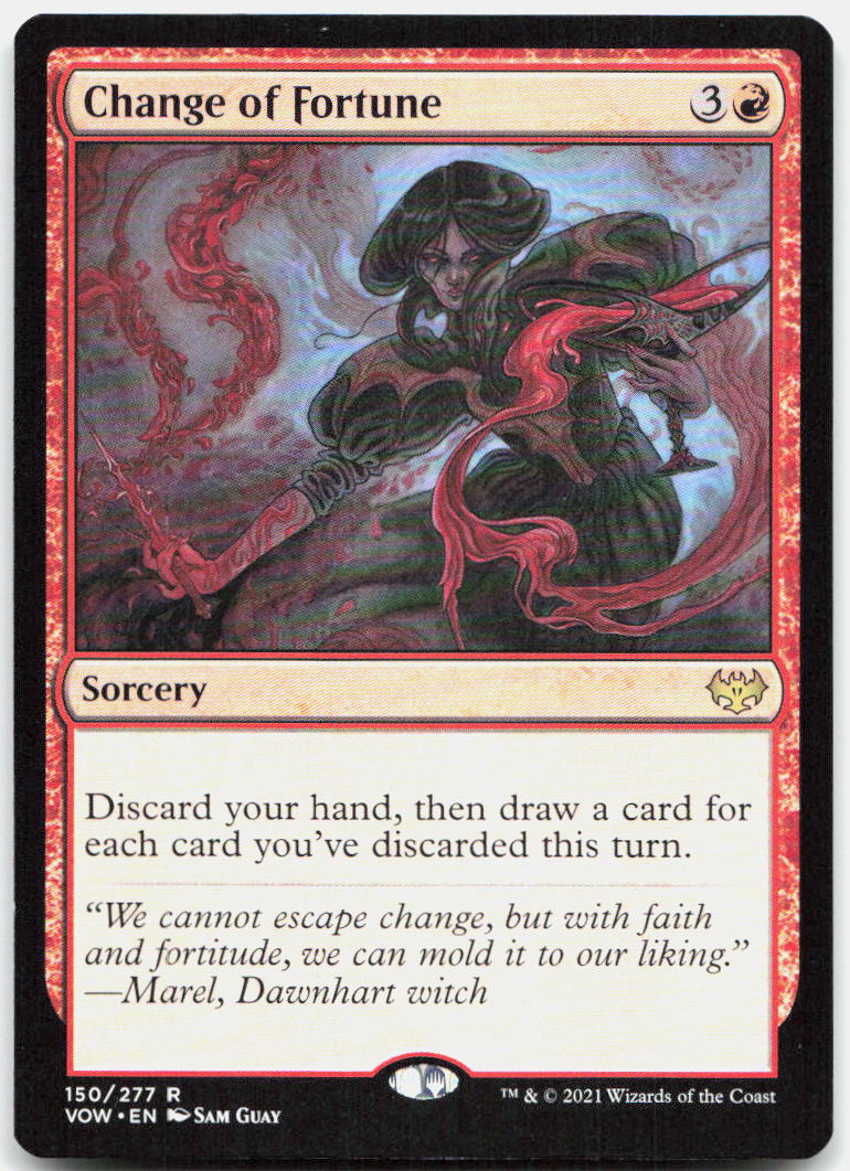 Change of Fortune NM R Innistrad: Crimson Vow 150