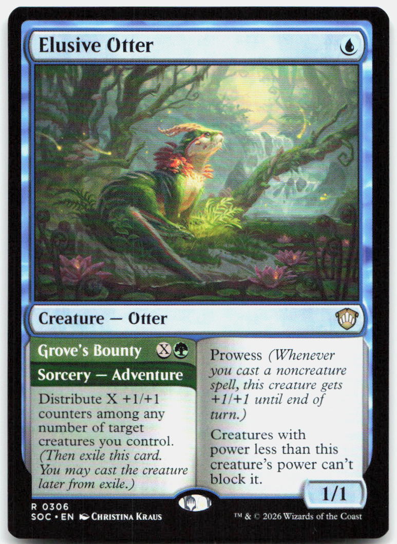 Elusive Otter NM R Commander: Secrets of Strixhaven 306