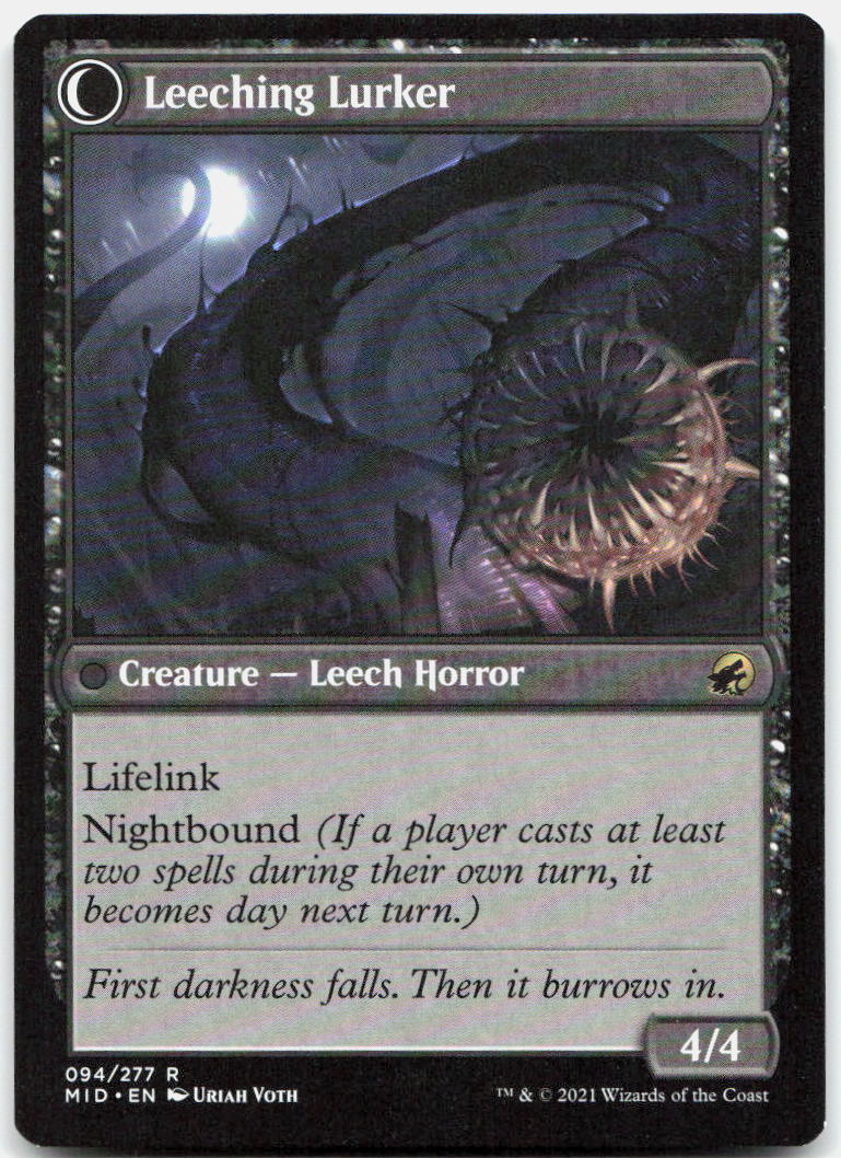 Curse of Leeches NM R Innistrad: Midnight Hunt 94