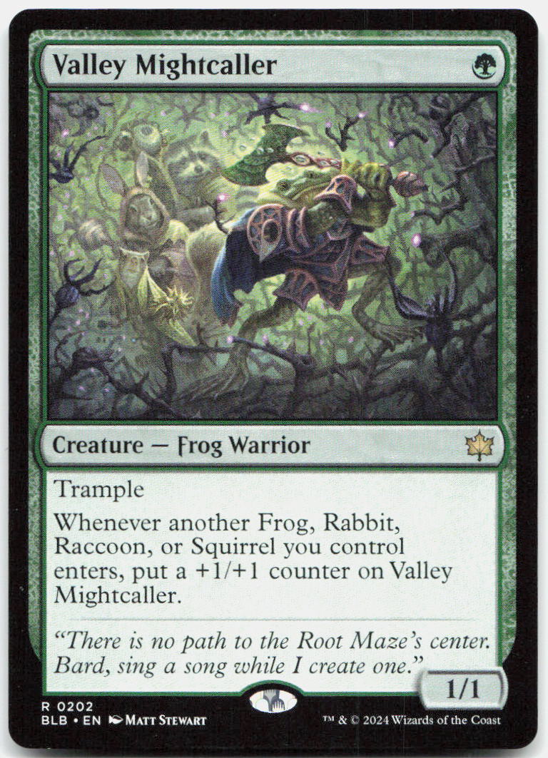 Valley Mightcaller NM R Bloomburrow 202