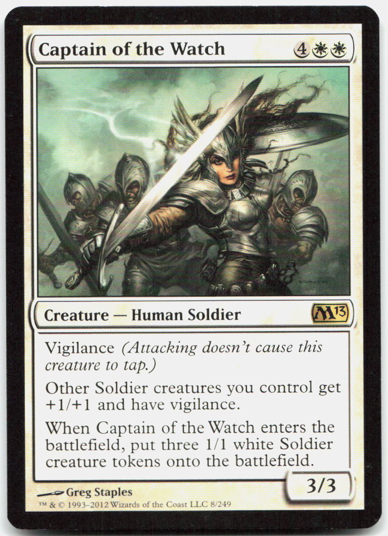 Captain of the Watch NM R Magic 2013 (M13) 8