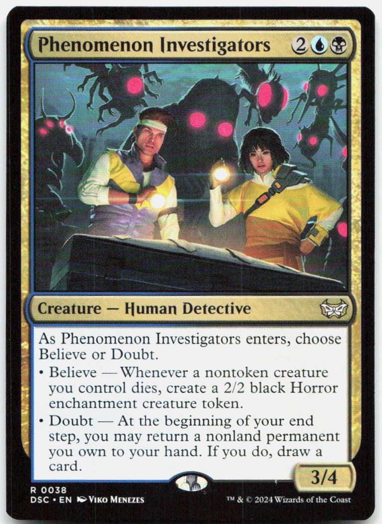 Phenomenon Investigators NM R Commander: Duskmourn: House of Horror 38