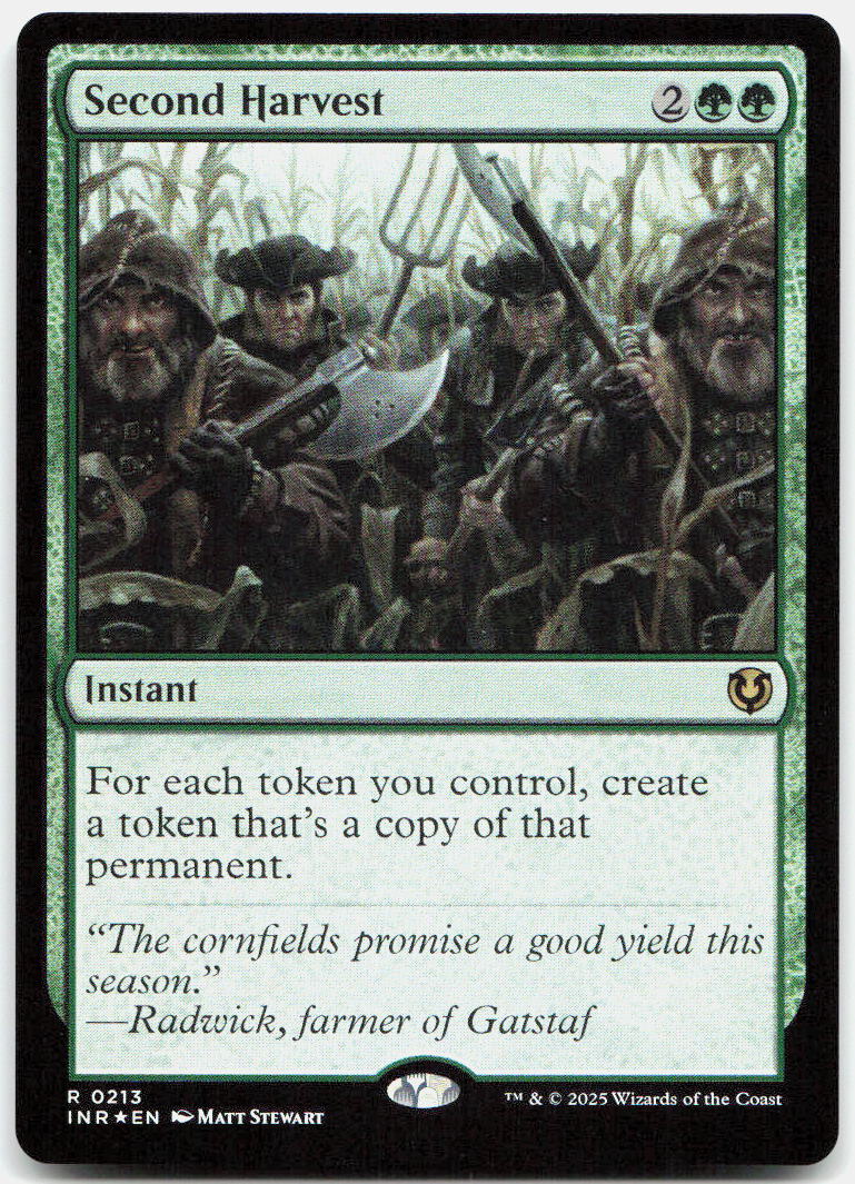 Second Harvest NM Foil R Innistrad Remastered 213