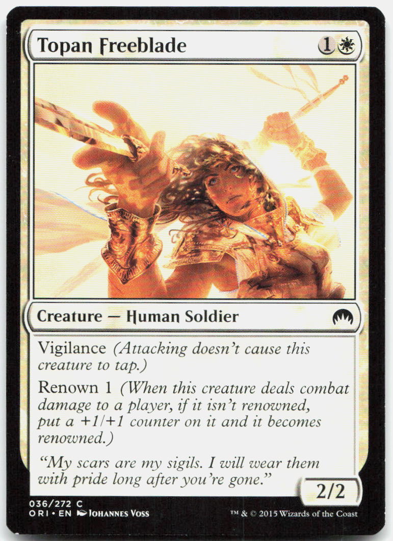 Topan Freeblade NM C Magic Origins 36